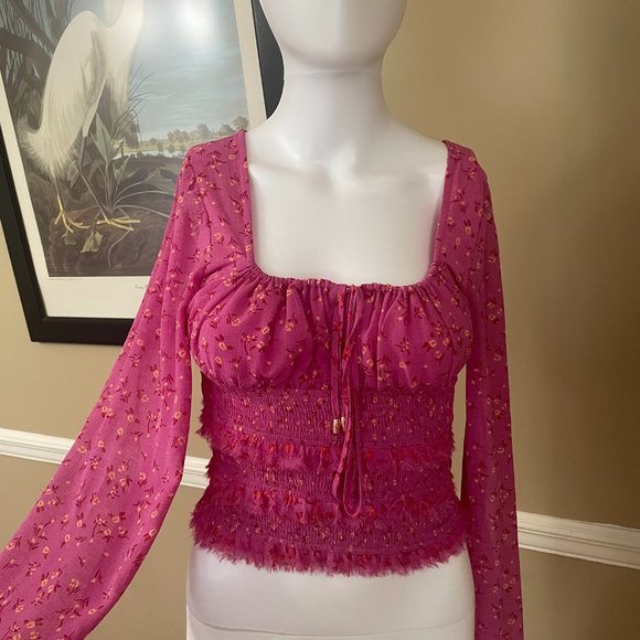 Free People Floral Top - Picture 2 of 4